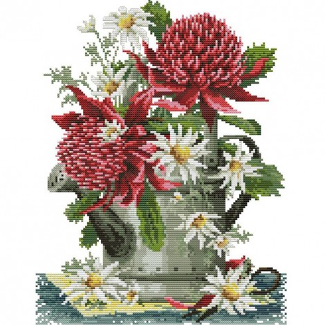 Cross Stitch - Flower (40*32cm)