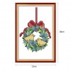 Cross Stitch - Xmas Wreath(13*18cm)