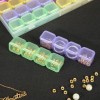 56 Grids Beads Storage Box for Nail Art Jewelry Case Holder (Multicolor)