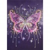 Crystal Rhinestone - Purple Butterfly