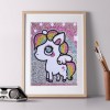 5D DIY Diamond Painting -Special Shaped - Pink Horse