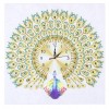 DIY Diamond Painting -  Special Shaped - Peafowl Clock Home Decor