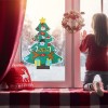 DIY  Wall Stickers - Diamond Painting - Christmas Tree Window Decals Xmas Decor