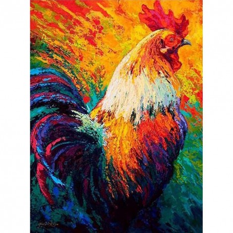 5D DIY Diamond Painting - Full Drill - Rooster