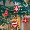 10pcs DIY Tree Pendant - Christmas