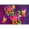 5D DIY Diamond Painting - Full Drill - Color Flowers