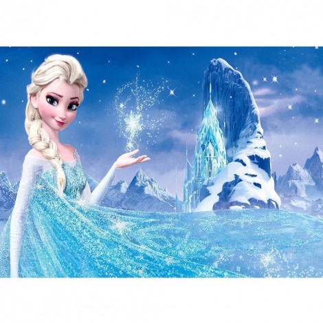 5D DIY Diamond Painting - Full Drill - Frozen Elsa