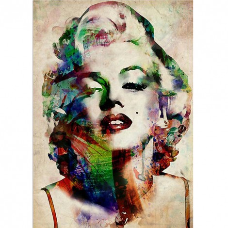 5D DIY Diamond Painting - Full Drill - Marilyn Monroe