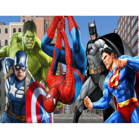 5D DIY Diamond Painting - Full Drill - Marvel and Detective