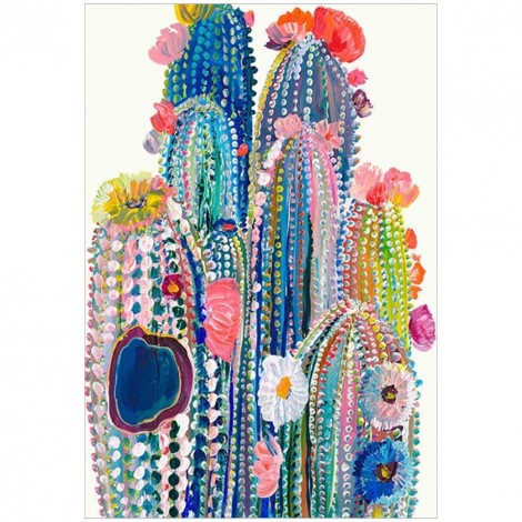 5D DIY Diamond Painting - Full Drill - Flower Cactus