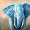 5D DIY Diamond Painting - Full Drill - Flower Elephant