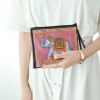 DIY  Wallet - Rhinestone - Elephant Wristlet Wallet Zipper Clutch