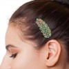 3pcs DIY Diamond Painting Hair Clip - Leaf