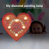 DIY LED Diamond Painting Mandara Embroidery Full Special Shaped Drill Light