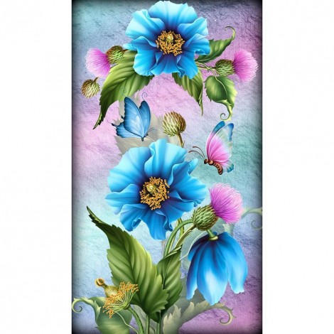 Blue Flower (30*48cm)