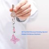 Full Drill Special Shaped Diamond Painting Butterfly Bag Keychain Pendant