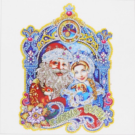 Crystal Rhinestone - Santa Claus