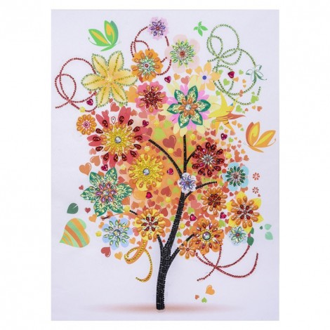 Crystal Rhinestone - Colorful Tree