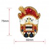 4pcs DIY Soldier Full Drill Special Shaped Diamond Painting Bag Keychains