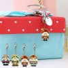 4pcs DIY Soldier Full Drill Special Shaped Diamond Painting Bag Keychains