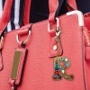 DIY Key Chain Diamond Painting Letters Women Girl Bag Keyring Pendant Gift
