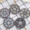5pcs DIY Wheel Full Drill Special Shaped Diamond Painting Keychains Gifts