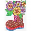 Crystal Rhinestone - Boot Flower