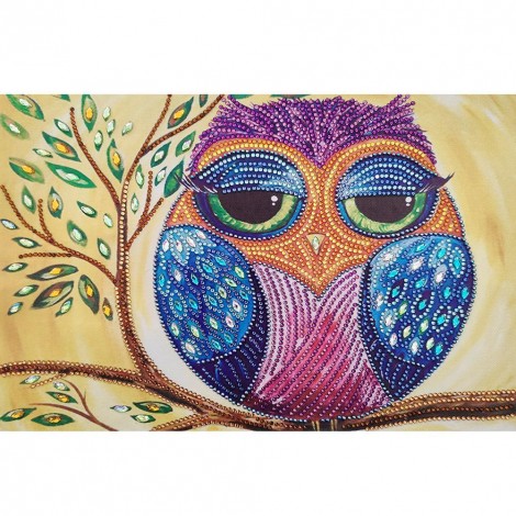 Crystal Rhinestone - Owl
