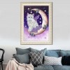 Crystal Rhinestone - Moon Cat