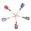 5pcs DIY Violin Full Drill Special Shaped Diamond Painting Keychains Gifts