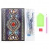 DIY Mandala Special Shaped Diamond Painting 50 Sheets A5 Office Notebook