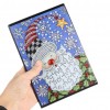 DIY Santa Claus Special Shaped Diamond Painting 60 Pages A5 Office Notebook