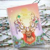 DIY Christmas Elk Special Shaped Diamond Painting 50 Pages A4 Notebook Gift