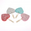4pcs DIY Full Drill Diamond Painting Special Shaped Heart Key Chain Gifts