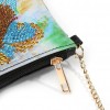 DIY Lion Special Shaped Diamond Painting Women Leather Chain Crossbody Bags