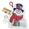 DIY Special Shaped Diamond Painting Wallet Snowman Coin Purse Keychain Gift