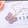 DIY Full Drill Diamond Painting Key Chain Butterfly Necklace Bag Pendant