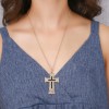 DIY Full Drill Diamond Painting Keychain Cross Necklace Bag Hanging Pendant