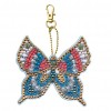 5pcs DIY Special Shaped Full Drill Butterfly Diamond Painting Keychain Kits
