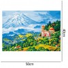 Paint-By-Number Snow Mountain Rural(40*50cm)