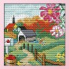 14ct Stamped Cross Stitch - Autumn Scenery (16*16cm)