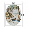 14ct Stamped Cross Stitch - Winter Scenery (29*36cm)