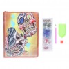 DIY Skull Special Shaped Diamond Painting 100 Pages Notebook Sketchbook