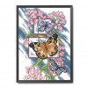 14ct Stamped Cross Stitch - Butterflies Plant (18*26cm)